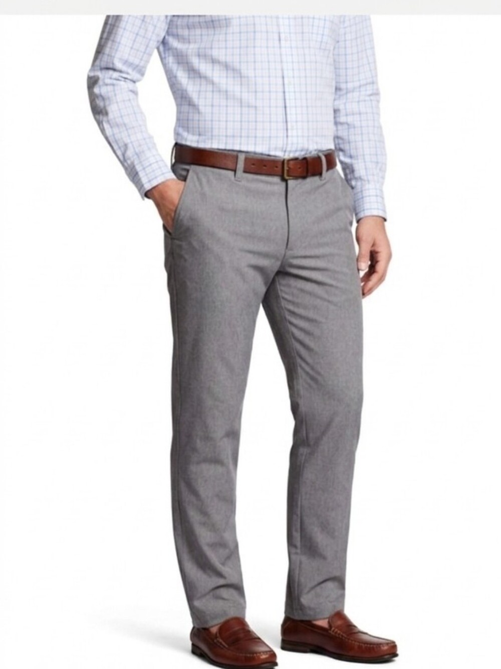 IZOD Advantage Perforance  Straight Fit Pants Dark Gray Men's 32x30